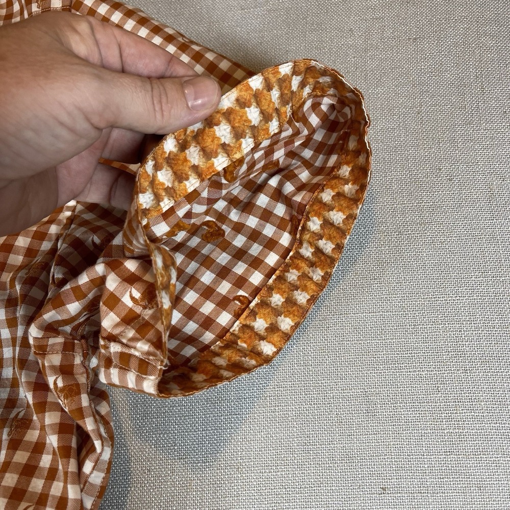 Robert Graham Shirt Mens‎ 3XL White Burnt Orange Check Short Sleeve Classic Fit - Picture 10 of 12